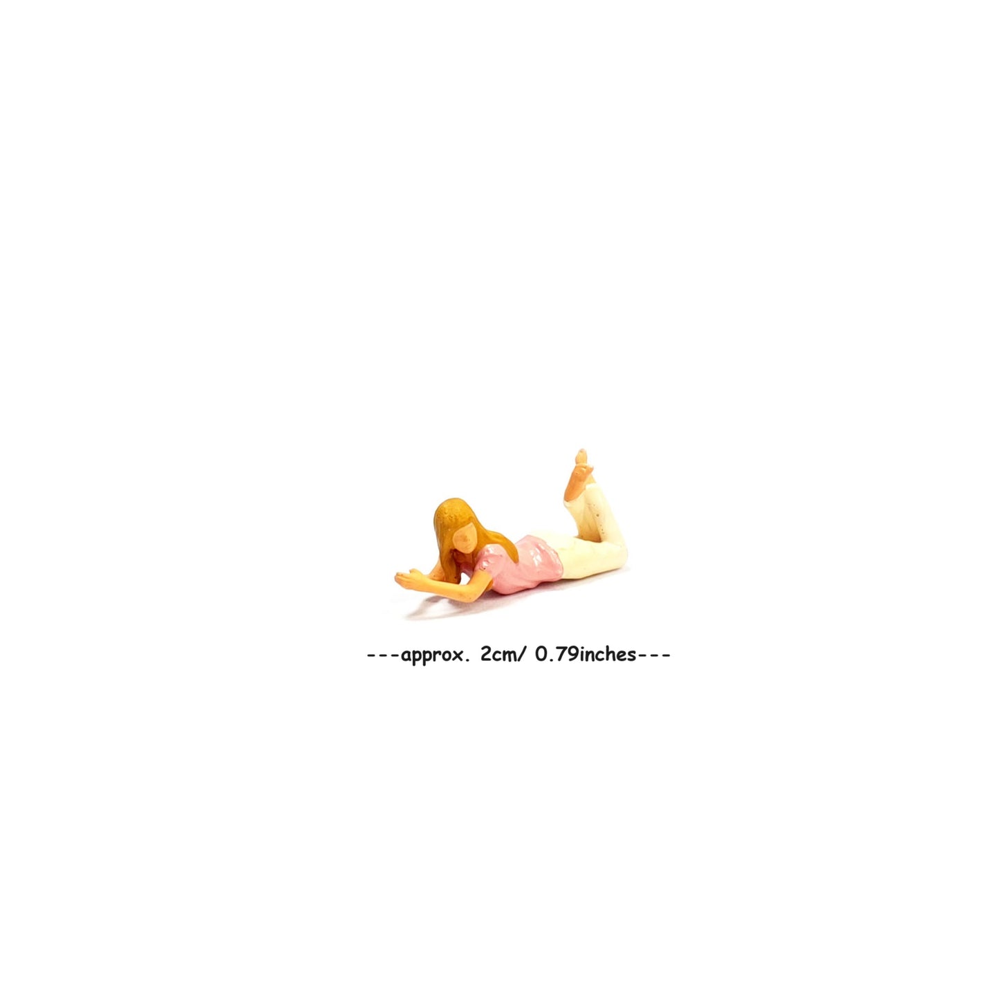 2PCS "Picnic Couple" 1/87 Mini Figure HO 1:87
