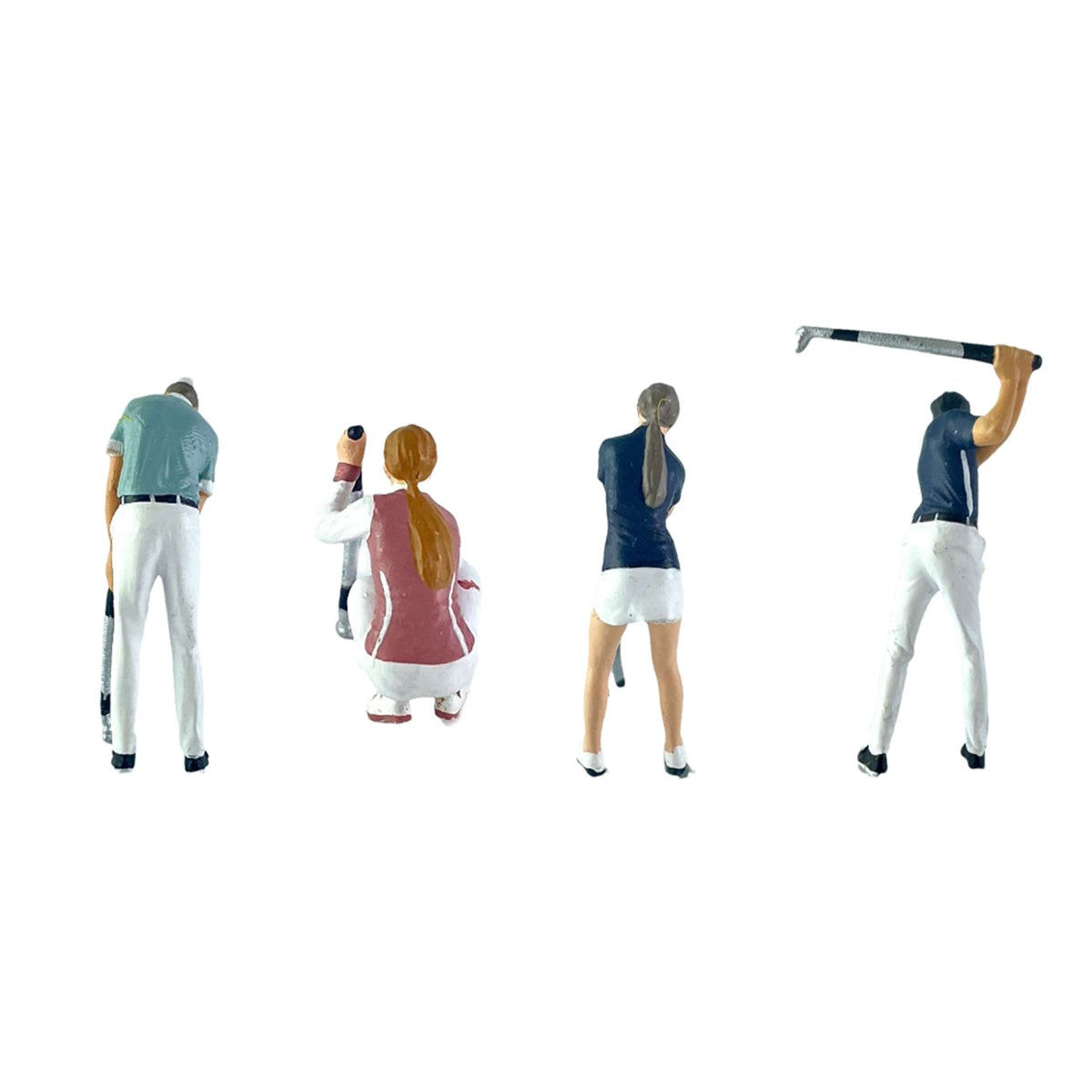 4PCS "The Golf Club" 1/64 Mini Figure HO 1:64