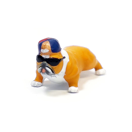 1PC "The Bulldog with Cap" 1/64 Mini Figure HO 1:64